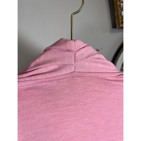 Logo Sweater M Pink Cardigan Swiss Dot Feminine Ballerina Neutral Casual Girly - Picture 10 of 12